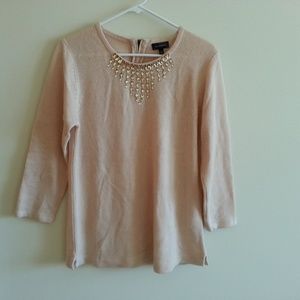 The Limited light peach sweater - womens L - NWT